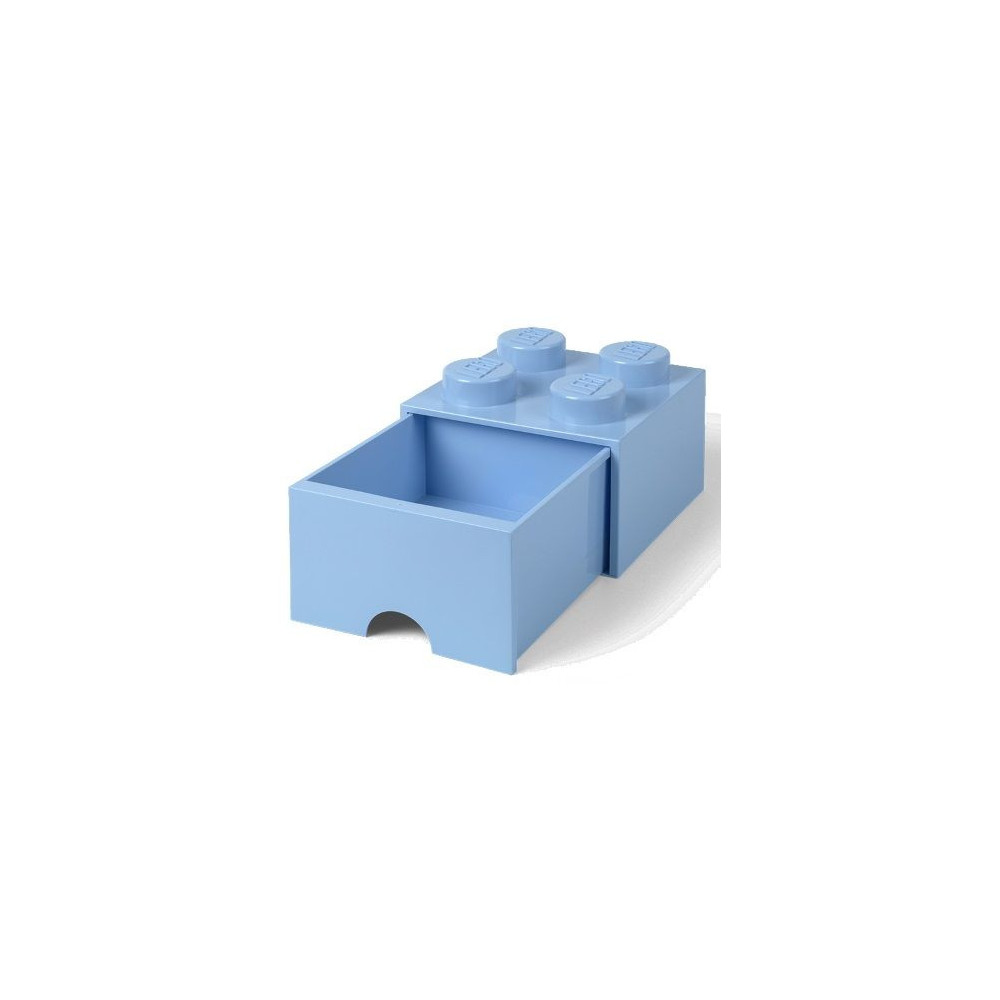 Pojemnik LEGO Na Klocki Brick Drawer 4 jasnoniebieski Błękitny