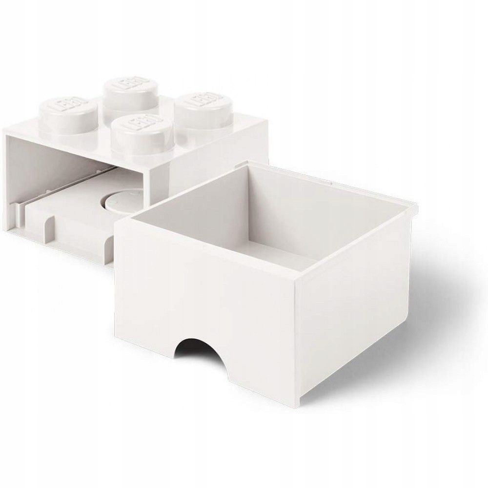 Pojemnik na klocki LEGO Na Zabawki 40051735 biały White
