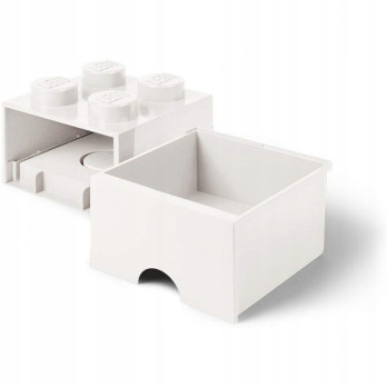 Pojemnik na klocki LEGO Na Zabawki 40051735 biały White