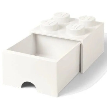 Pojemnik na klocki LEGO Na Zabawki 40051735 biały White