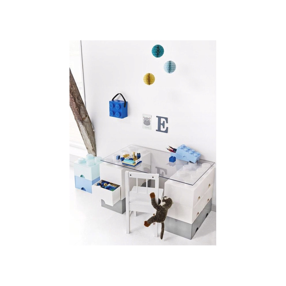 Pojemnik na klocki LEGO Na Zabawki 40051735 biały White