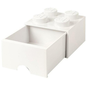 Pojemnik na klocki LEGO Na Zabawki 40051735 biały White