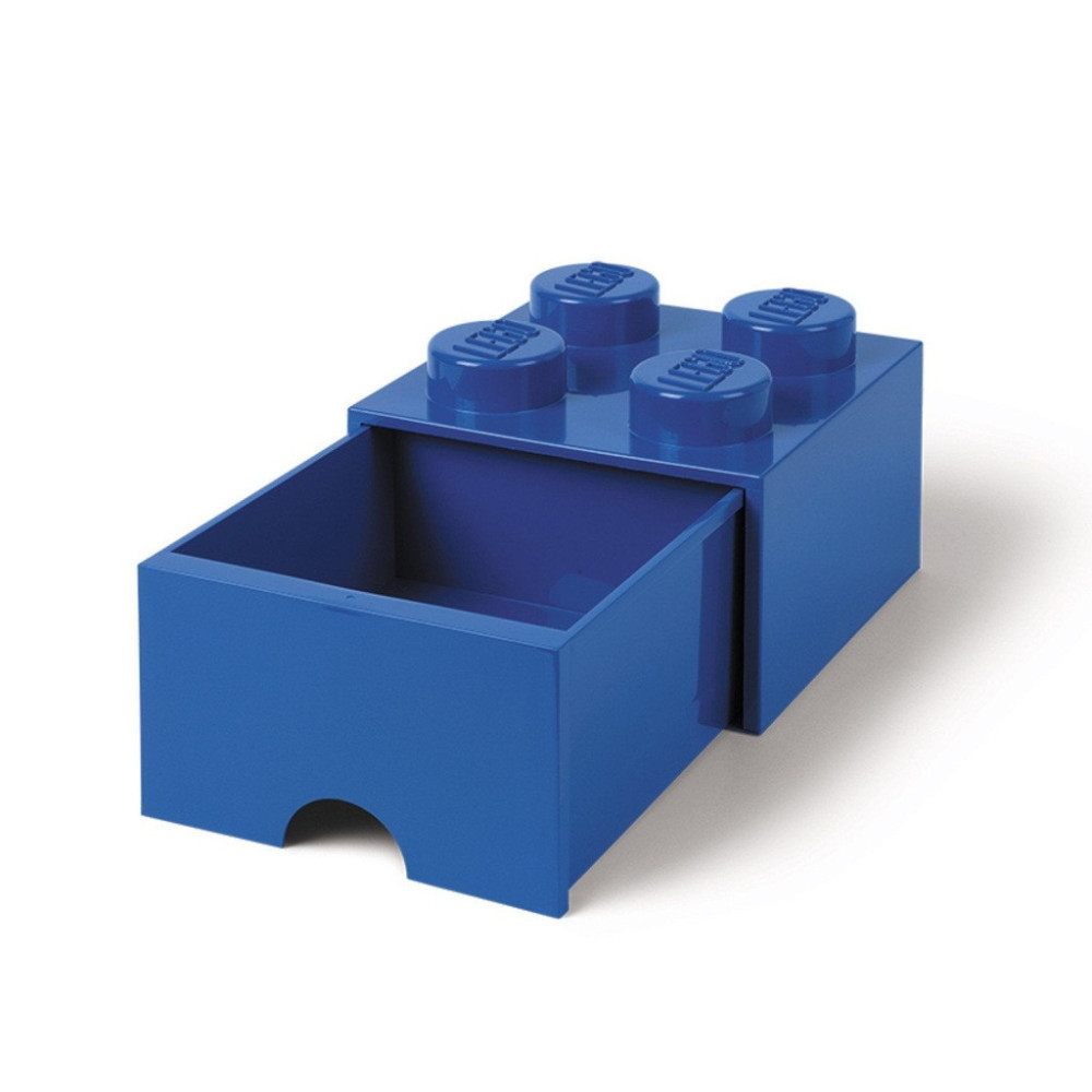 LEGO 40051731 Pojemnik Na Klocki Na Zabawki Z szufladą 4 Niebieski Blue