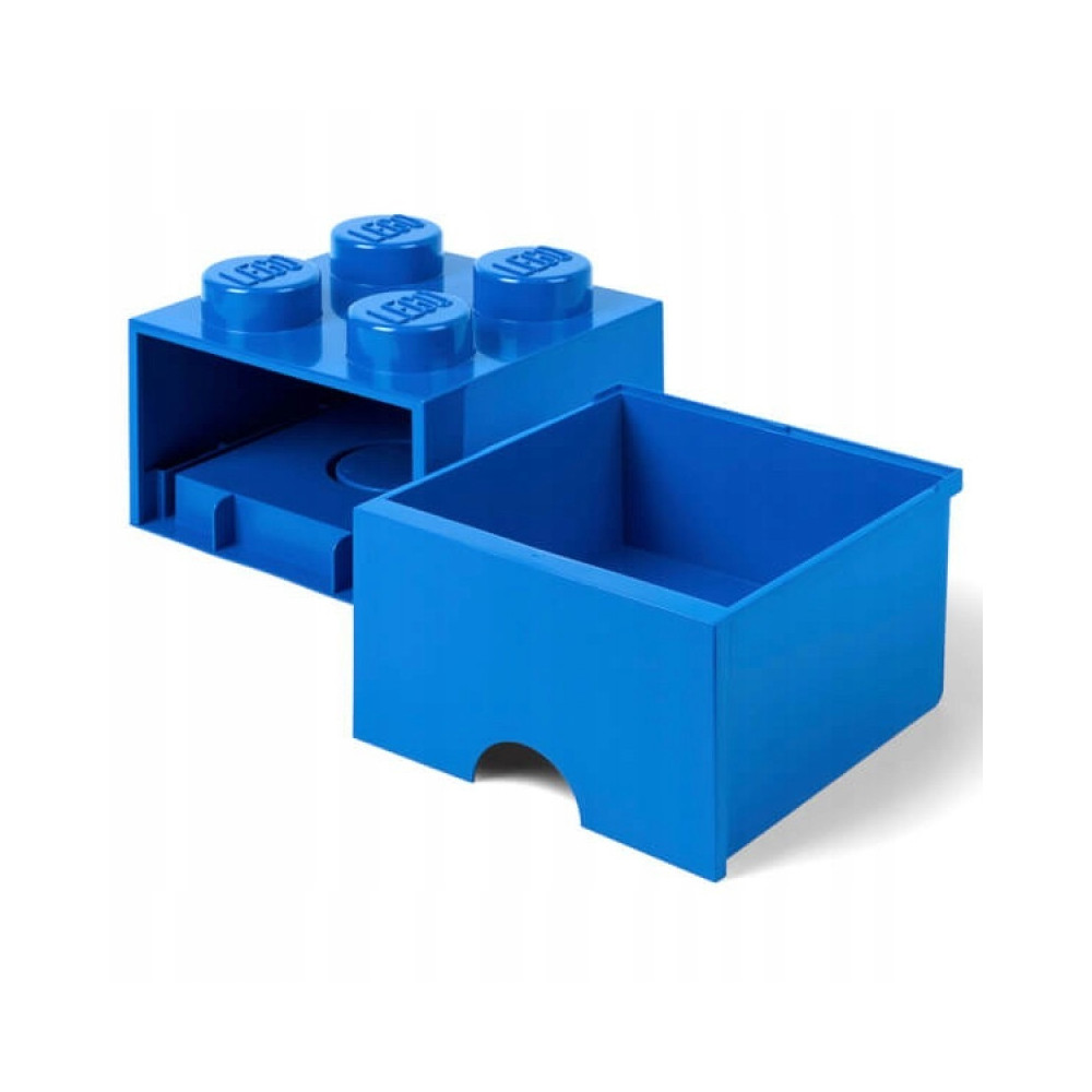 LEGO 40051731 Pojemnik Na Klocki Na Zabawki Z szufladą 4 Niebieski Blue