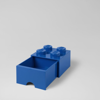 LEGO 40051731 Pojemnik Na Klocki Na Zabawki Z szufladą 4 Niebieski Blue