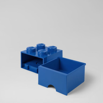 LEGO 40051731 Pojemnik Na Klocki Na Zabawki Z szufladą 4 Niebieski Blue