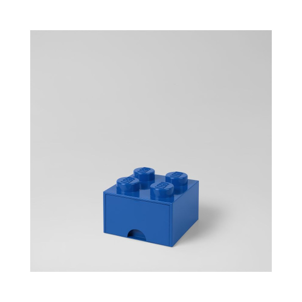 LEGO 40051731 Pojemnik Na Klocki Na Zabawki Z szufladą 4 Niebieski Blue