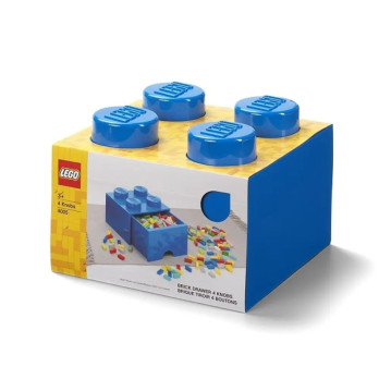 LEGO 40051731 Pojemnik Na Klocki Na Zabawki Z szufladą 4 Niebieski Blue