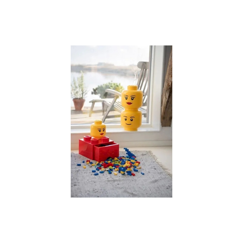 LEGO 40051730 Pojemnik Na Klocki Zabawki Z szufladą 4 Czerwony Red Prezent