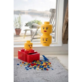 LEGO 40051730 Pojemnik Na Klocki Zabawki Z szufladą 4 Czerwony Red Prezent