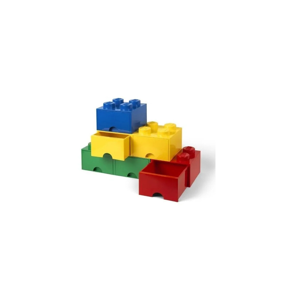 LEGO 40051730 Pojemnik Na Klocki Zabawki Z szufladą 4 Czerwony Red Prezent