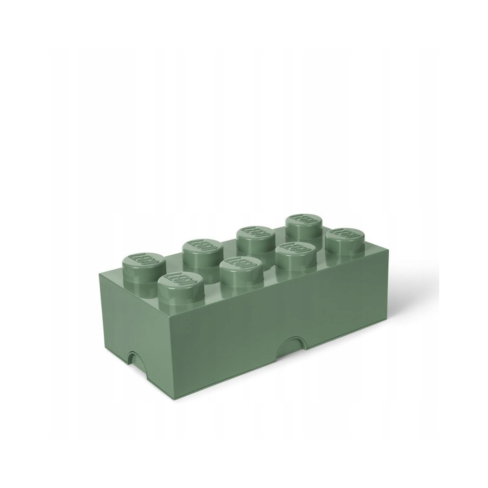 Pojemnik Na Klocki Na Zabawki LEGO Storage Brick 8 ciemnozielony