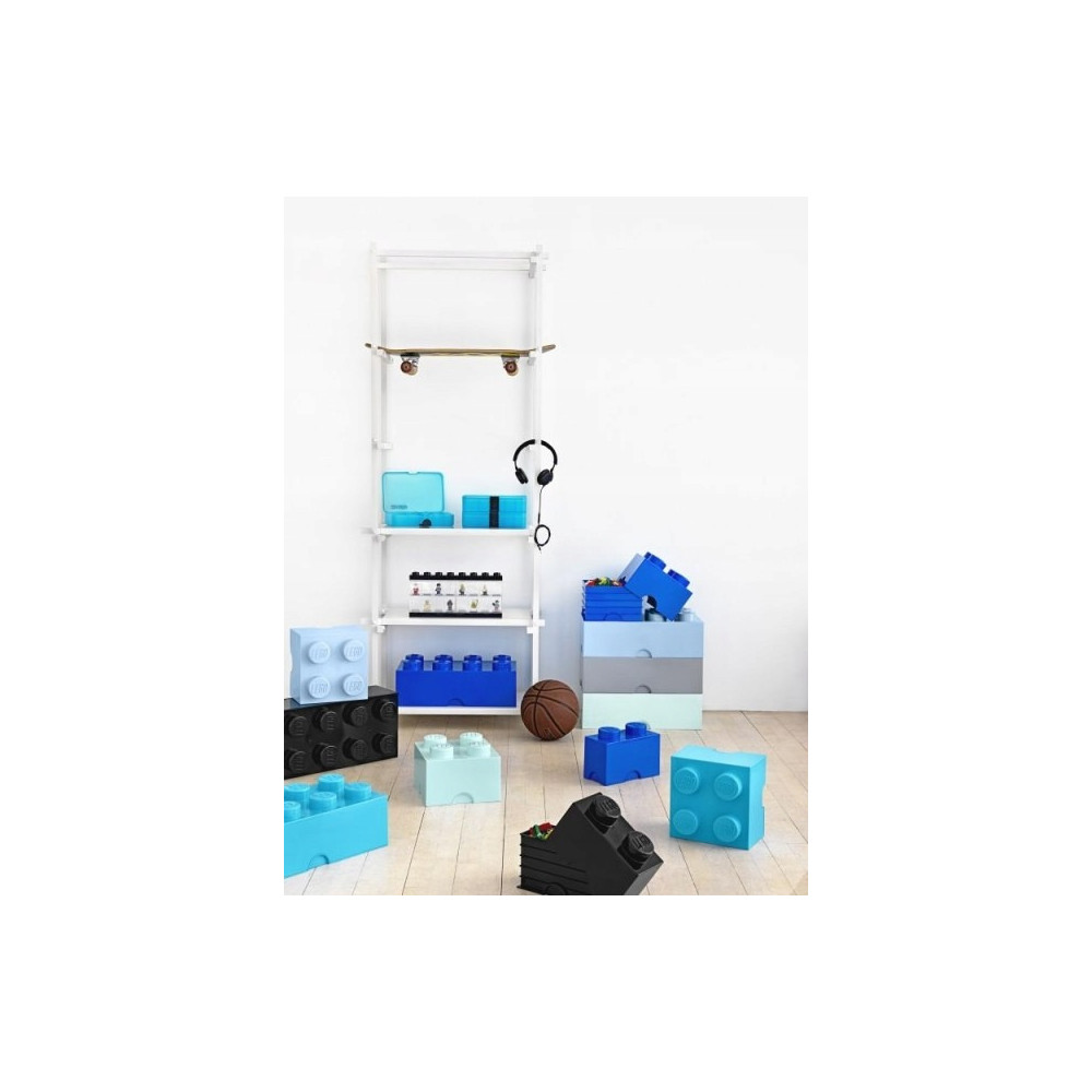 Pojemnik Na Klocki Na Zabawki LEGO Storage Brick 8 ciemnozielony