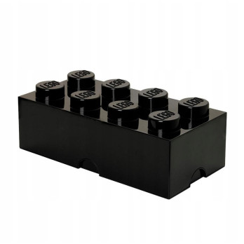 Pojemnik Na Klocki Zabawki LEGO 40041733 Brick 8 czarny Black