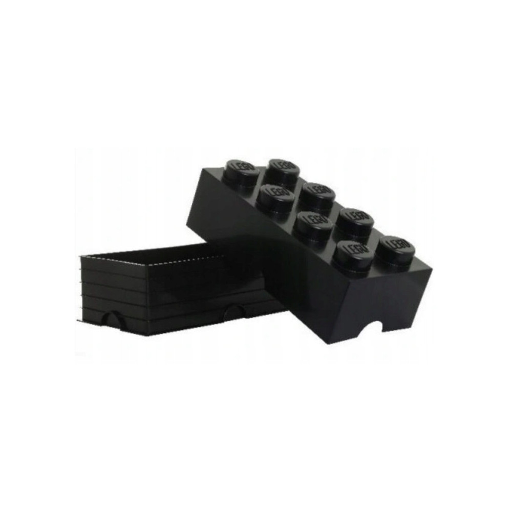 Pojemnik Na Klocki Zabawki LEGO 40041733 Brick 8 czarny Black