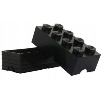 Pojemnik Na Klocki Zabawki LEGO 40041733 Brick 8 czarny Black