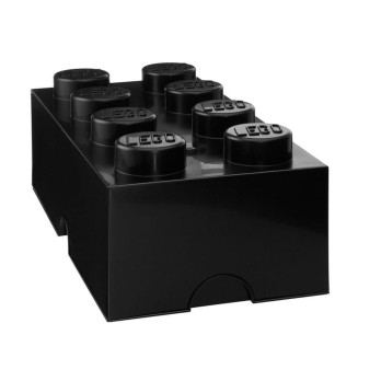 Pojemnik Na Klocki Zabawki LEGO 40041733 Brick 8 czarny Black