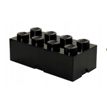 Pojemnik Na Klocki Zabawki LEGO 40041733 Brick 8 czarny Black