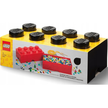 Pojemnik Na Klocki Zabawki LEGO 40041733 Brick 8 czarny Black