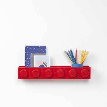 Półka naścienna LEGO 41121730 czerwona Red Półeczka Na Ścianę Prezent