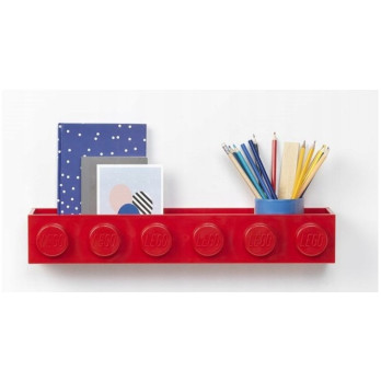Półka naścienna LEGO 41121730 czerwona Red Półeczka Na Ścianę Prezent