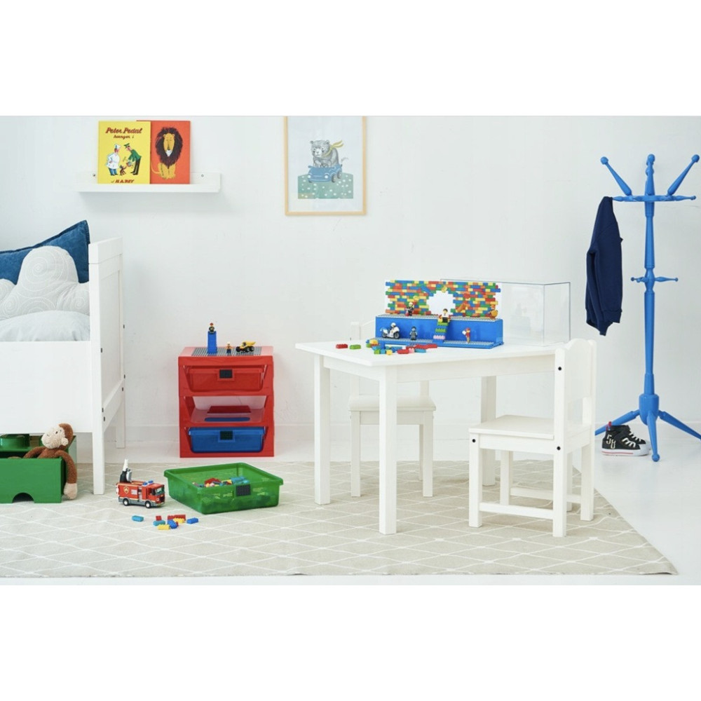 Regał z szufladami LEGO 3-Drawer Storage Rack czerwony Prezent 40950001