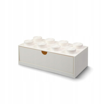 Pojemnik LEGO Szuflada 40211735 Brick 8 Biała Na Klocki Zabawki Prezent