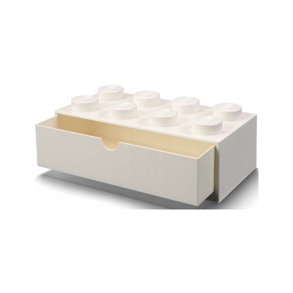 Pojemnik LEGO Szuflada 40211735 Brick 8 Biała Na Klocki Zabawki Prezent