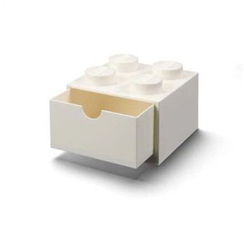 Pojemnik Na Klocki LEGO Zabawki Desk Drawer 4 biały White Prezent 40201735