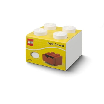 Pojemnik Na Klocki LEGO Zabawki Desk Drawer 4 biały White Prezent 40201735