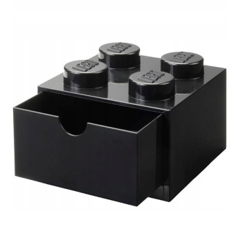 LEGO 40201733 SZUFLADA KLOCEK Z 4 WYPUSTKAMI CZARNA BLACK POJEMNIK