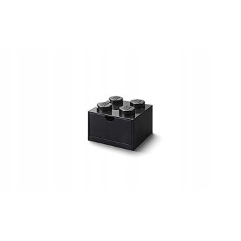 LEGO 40201733 SZUFLADA KLOCEK Z 4 WYPUSTKAMI CZARNA BLACK POJEMNIK
