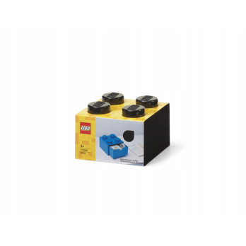 LEGO 40201733 SZUFLADA KLOCEK Z 4 WYPUSTKAMI CZARNA BLACK POJEMNIK