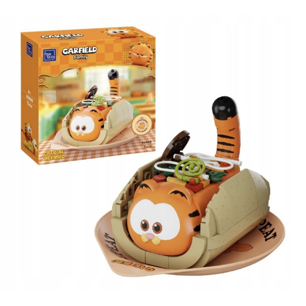 PANTASY Klocki 86808 Taco Garfield Foodie Series Zestaw Klocków 3D