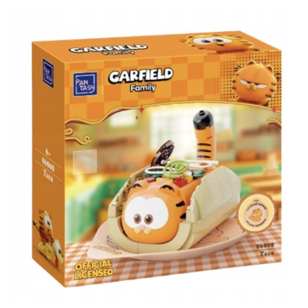 PANTASY Klocki 86808 Taco Garfield Foodie Series Zestaw Klocków 3D