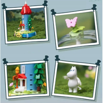 Klocki Pantasy 87202 Moomin Wonderland Series Muminki Muminek Zestaw