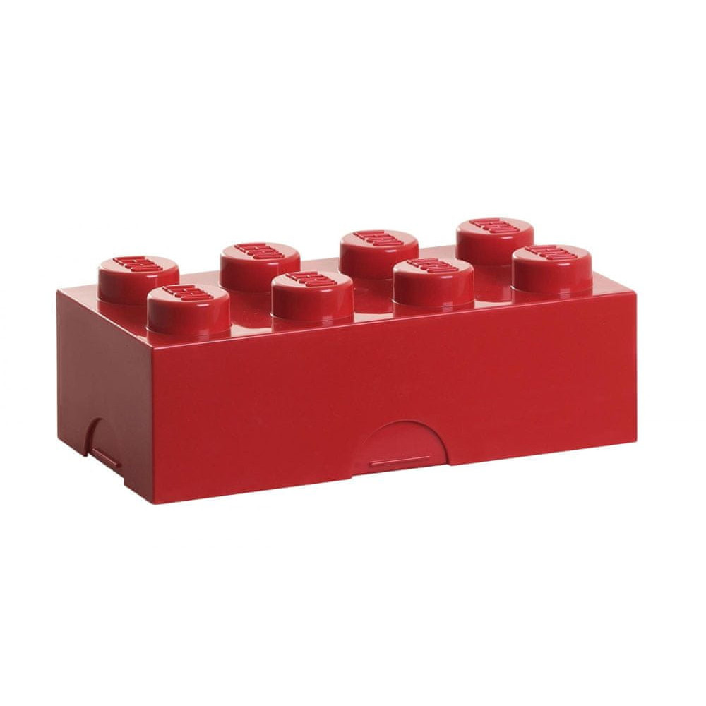 LEGO Pojemnik Klocek 8 Czerwony Box na Klocki Duży Stylowy Organizer