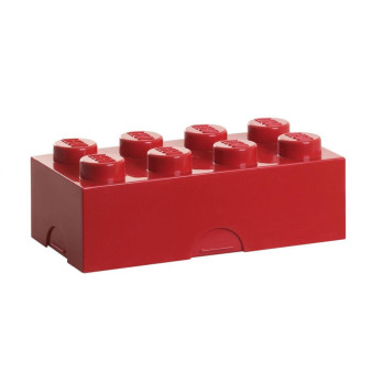 LEGO Pojemnik Klocek 8 Czerwony Box na Klocki Duży Stylowy Organizer