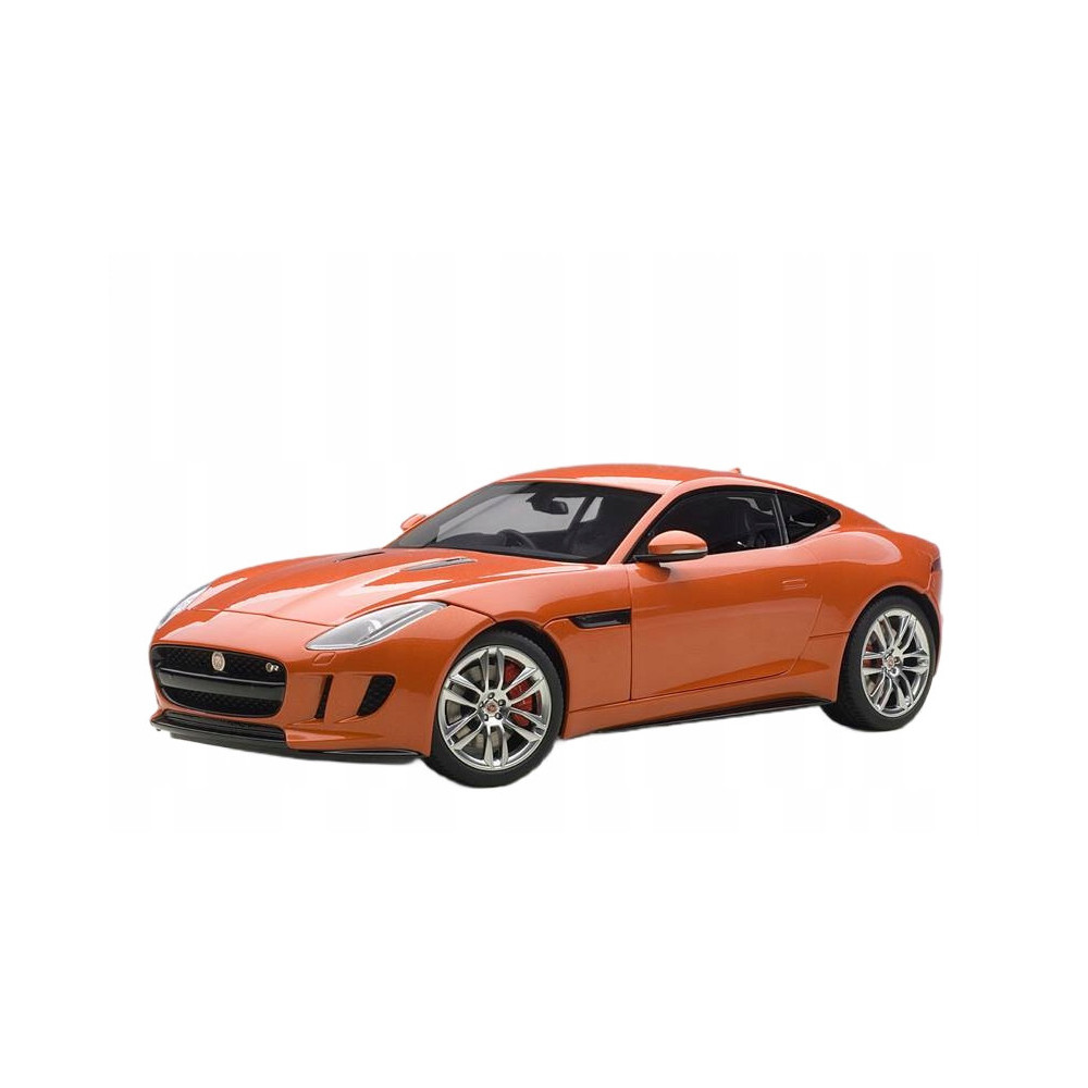 METALOWY MODEL JAGUAR POMARAŃCZOWY F-TYPE DŹWIĘK ŚWIATŁA LED PREZENT 1:24