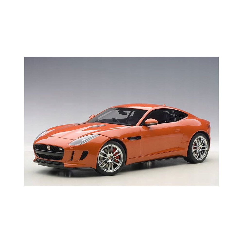 METALOWY MODEL JAGUAR POMARAŃCZOWY F-TYPE DŹWIĘK ŚWIATŁA LED PREZENT 1:24
