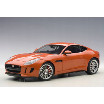 METALOWY MODEL JAGUAR POMARAŃCZOWY F-TYPE DŹWIĘK ŚWIATŁA LED PREZENT 1:24