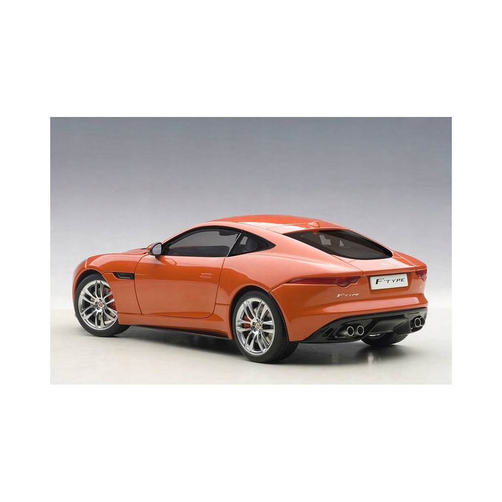 METALOWY MODEL JAGUAR POMARAŃCZOWY F-TYPE DŹWIĘK ŚWIATŁA LED PREZENT 1:24