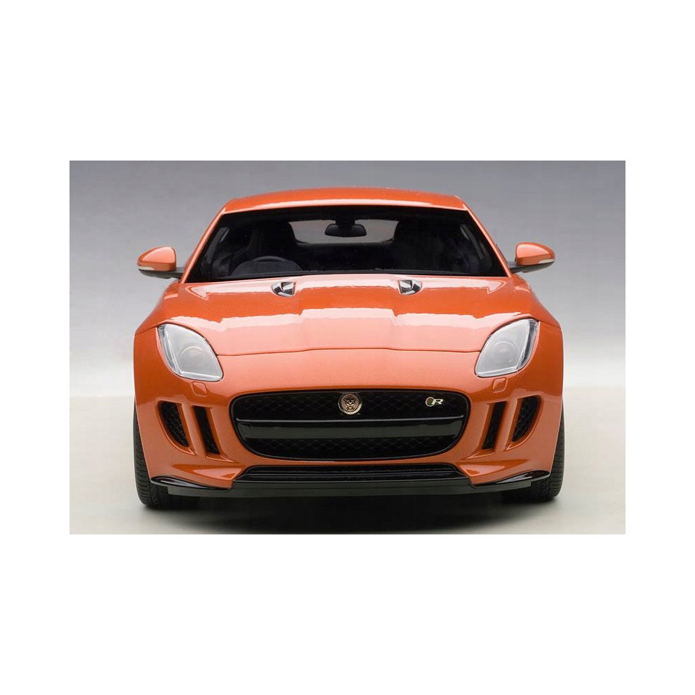 METALOWY MODEL JAGUAR POMARAŃCZOWY F-TYPE DŹWIĘK ŚWIATŁA LED PREZENT 1:24