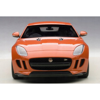 METALOWY MODEL JAGUAR POMARAŃCZOWY F-TYPE DŹWIĘK ŚWIATŁA LED PREZENT 1:24