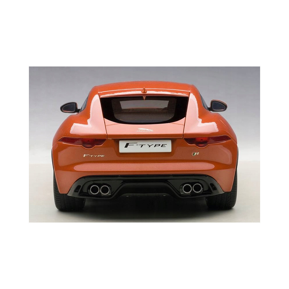 METALOWY MODEL JAGUAR POMARAŃCZOWY F-TYPE DŹWIĘK ŚWIATŁA LED PREZENT 1:24