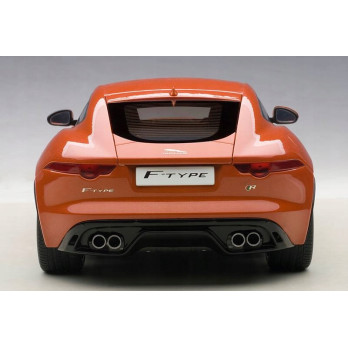 METALOWY MODEL JAGUAR POMARAŃCZOWY F-TYPE DŹWIĘK ŚWIATŁA LED PREZENT 1:24