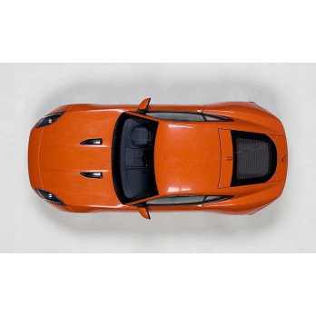 METALOWY MODEL JAGUAR POMARAŃCZOWY F-TYPE DŹWIĘK ŚWIATŁA LED PREZENT 1:24