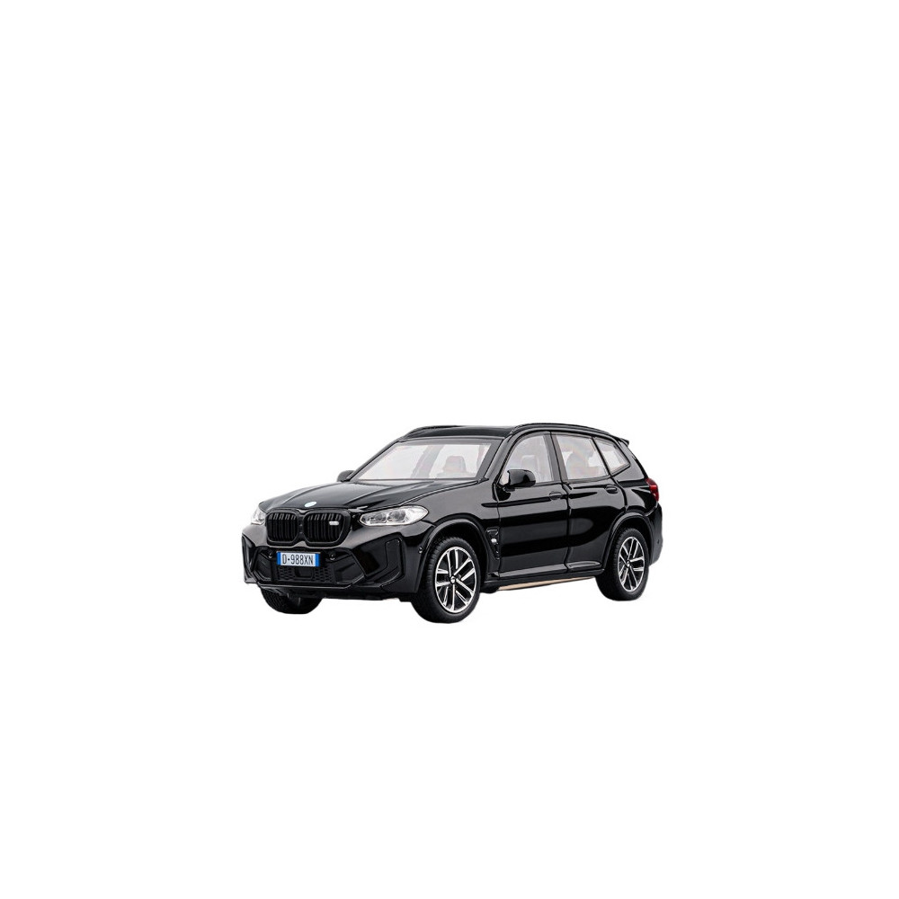 BMW X3M METALOWY MODEL SAMOCHODU 1:32 DŹWIĘK ŚWIATŁO CZARNY PREZENT