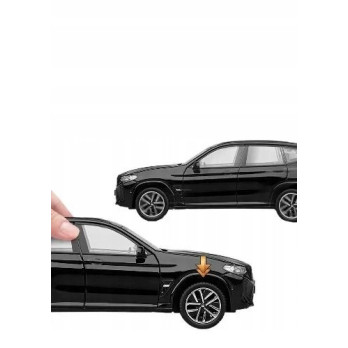 BMW X3M METALOWY MODEL SAMOCHODU 1:32 DŹWIĘK ŚWIATŁO CZARNY PREZENT