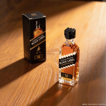 KLOCKI 3D DLA DOROSŁYCH BLACK LABEL BUTELKA DEKORACJA KOLEKCJONERSKA